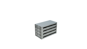 UFDS-25-34 - Drawer Rack for 25-Place Slide Boxes, 3x4 Configuration