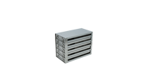 Crystal Industries - UFDS-25 - Upright Freezer Drawer Rack for 25-Place Slide Boxes