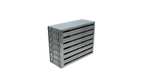 Crystal Industries - UFDS-25-47 - Upright Freezer Drawer Rack for 25-Place Slide Boxes, 4x7 Configuration
