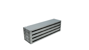 Crystal Industries - UFDS-25-64 - Upright Freezer Drawer Rack for 25-Place Slide Boxes, 6x4 Configuration