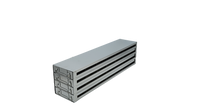 Crystal Industries - UFDS-25-74 - Upright Freezer Drawer Rack for 25-Place Slide Boxes, 7x4 Configuration