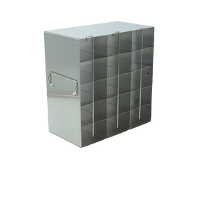 Crystal Industries - UFH50-35 - Upright Freezer Rack for 50-Cell Hinged Top Plastic Boxes, 3x5 Configuration