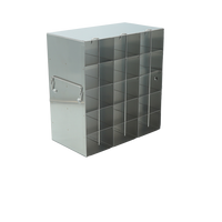 Crystal Industries - UFH50 - Upright Freezer Rack for 50-Cell Hinged Top Plastic Boxes