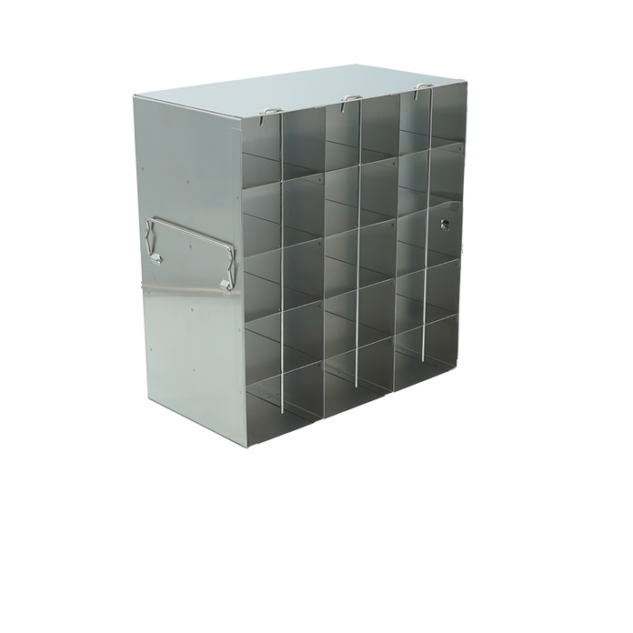 Crystal Industries - UFH50 - Upright Freezer Rack for 50-Cell Hinged Top Plastic Boxes