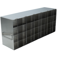 Crystal Industries - UFH50 - Upright Freezer Rack for 50-Cell Hinged Top Plastic Boxes