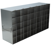 Crystal Industries - UFH50 - Upright Freezer Rack for 50-Cell Hinged Top Plastic Boxes