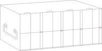 UFMP - Rack for 96/384-Well Microtiter Plates