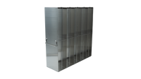 Crystal Industries - UFMP-519L - Upright Freezer Rack for 96/384-Well Microtiter Plates, 140 Plates with Lids, 170 Plates without Lids