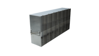 Crystal Industries - UFMP-712L - Upright Freezer Rack for 96/384-Well Microtiter Plates, 126 Plates with Lids, 154 Plates without Lids
