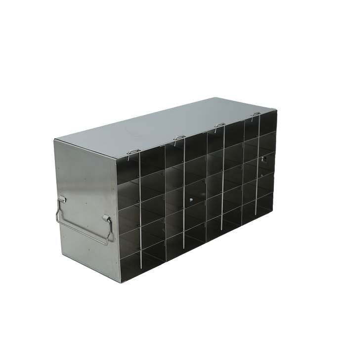 Crystal Industries - UFPCR-45L - Upright Freezer Rack for 0.2ml Tube 96-Well PCR Boxes, 4x5 Configuration