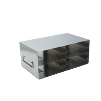 Crystal Industries - UFS-100-24 - Upright Freezer Rack for 100-Place Slide Boxes, 2x4 Configuration