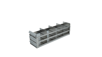 Crystal Industries - UFS-2 - Upright Sliding Tray Rack for 2" Boxes
