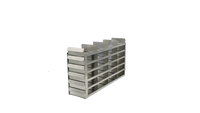 Crystal Industries - UFS-462 - Upright Sliding Tray Rack for 2" Boxes, 4x6 Configuration