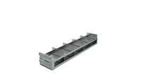 Crystal Industries - UFS-522 - Upright Sliding Tray Rack for 2" Boxes, 5x2 Configuration