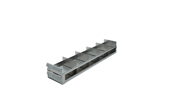 Crystal Industries - UFS-522 - Upright Sliding Tray Rack for 2" Boxes, 5x2 Configuration