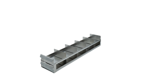 Crystal Industries - UFS-522 - Upright Sliding Tray Rack for 2" Boxes, 5x2 Configuration