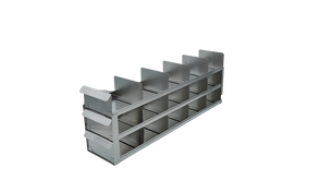 Crystal Industries - UFS-533 - Upright Sliding Tray Rack for 3" Boxes, 5x3 Configuration
