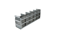 Crystal Industries - UFS-3 - Upright Sliding Tray Rack for 3" Boxes
