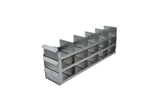 UFS-533 - Sliding Tray Rack for 3" Boxes, 5x3 Configuration