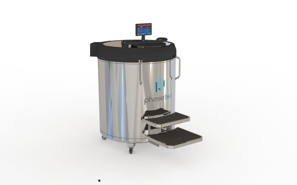 Phasetwo - HCHE50-Cont-GB - High Capacity High Efficiency Cryogenic Freezer with DLS3 Controller & Gas Bypass