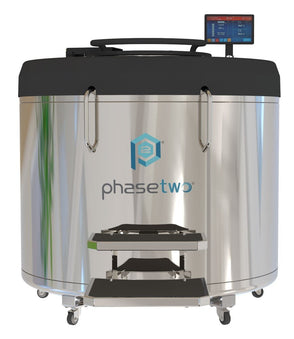 Phasetwo - HCHE107-Cont-GB - High Capacity High Efficiency Cryogenic Freezer with DLS3 Controller & Gas Bypass